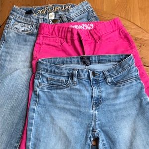 Gap jeans 3 pair girls size 12